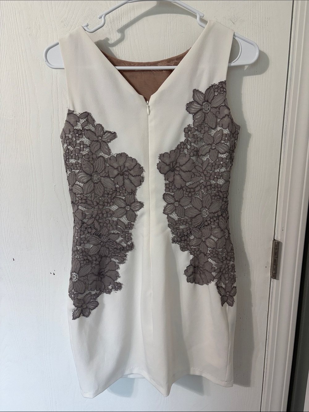Lauren Ralph Lauren Zinna Ivory Formal Sheath Cocktail Dress Women’s New Size 0 - Picture 6 of 9